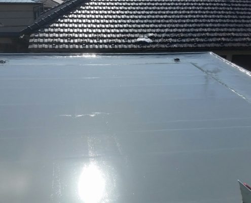 屋上の雨漏り修理(ウレタン通気緩衝工法)