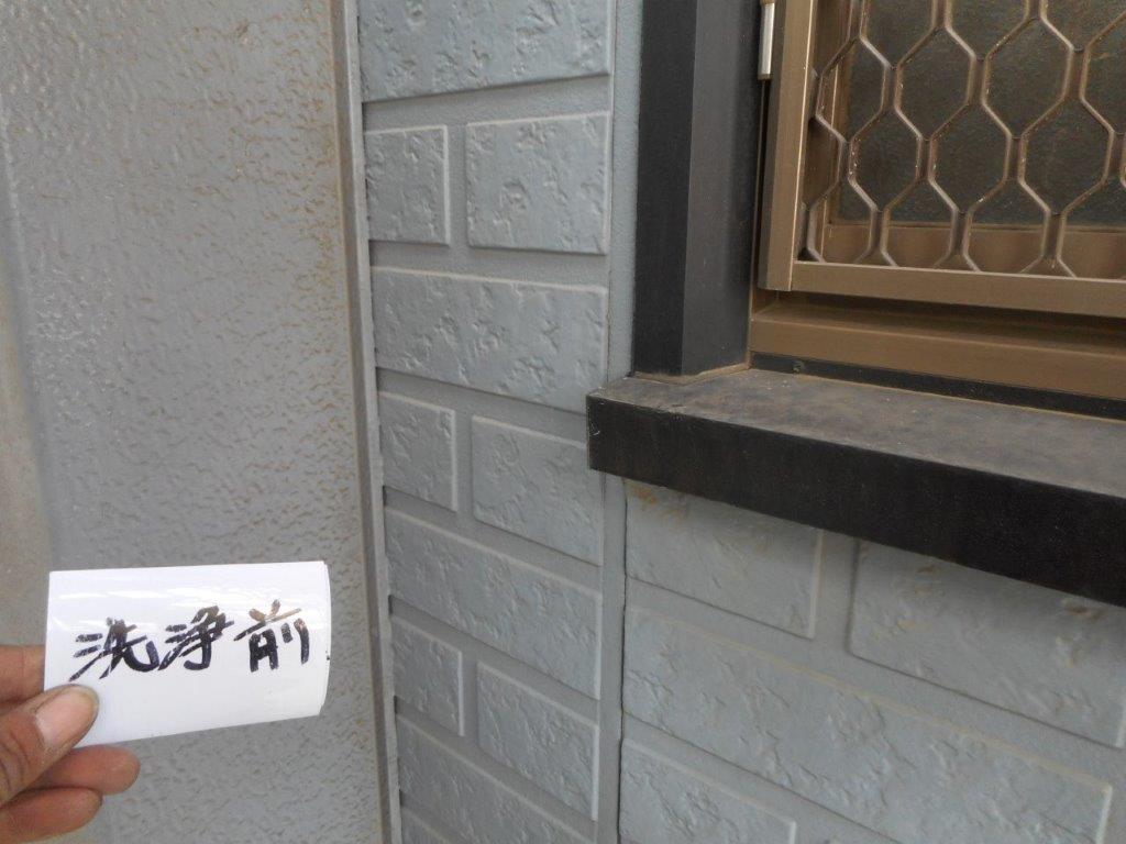 外壁の洗浄前