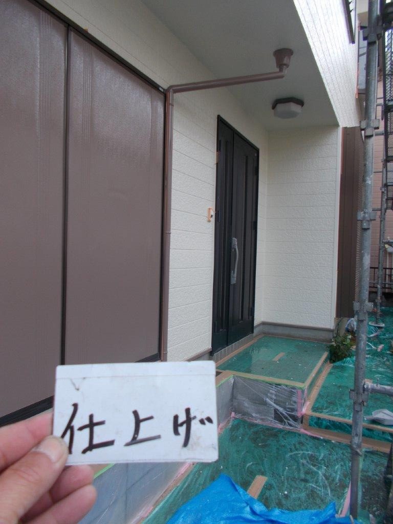 外壁の仕上げ塗装