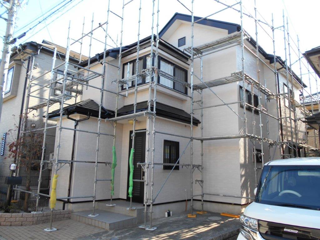 足場の組み立て工事